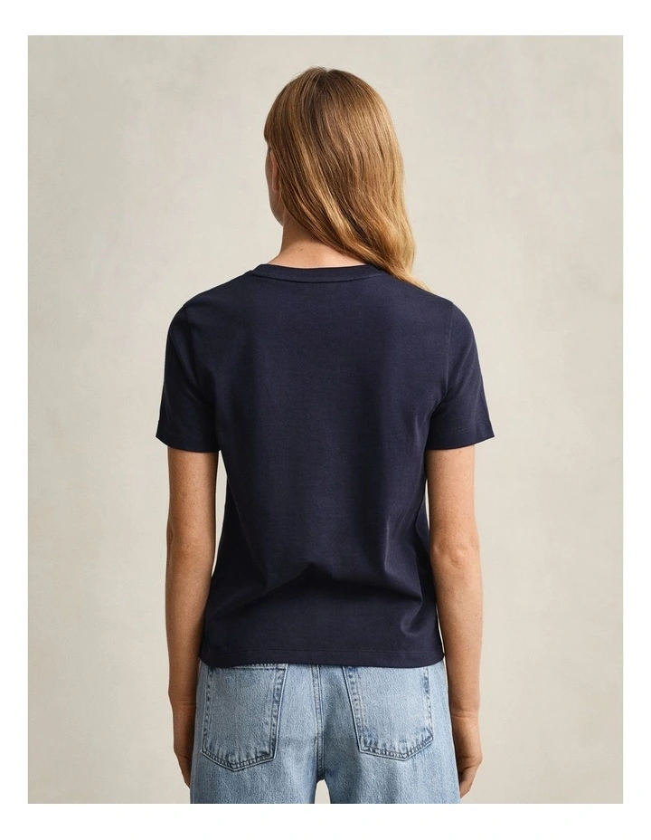 Rope Graphic T-Shirt in Evening Blue image 2