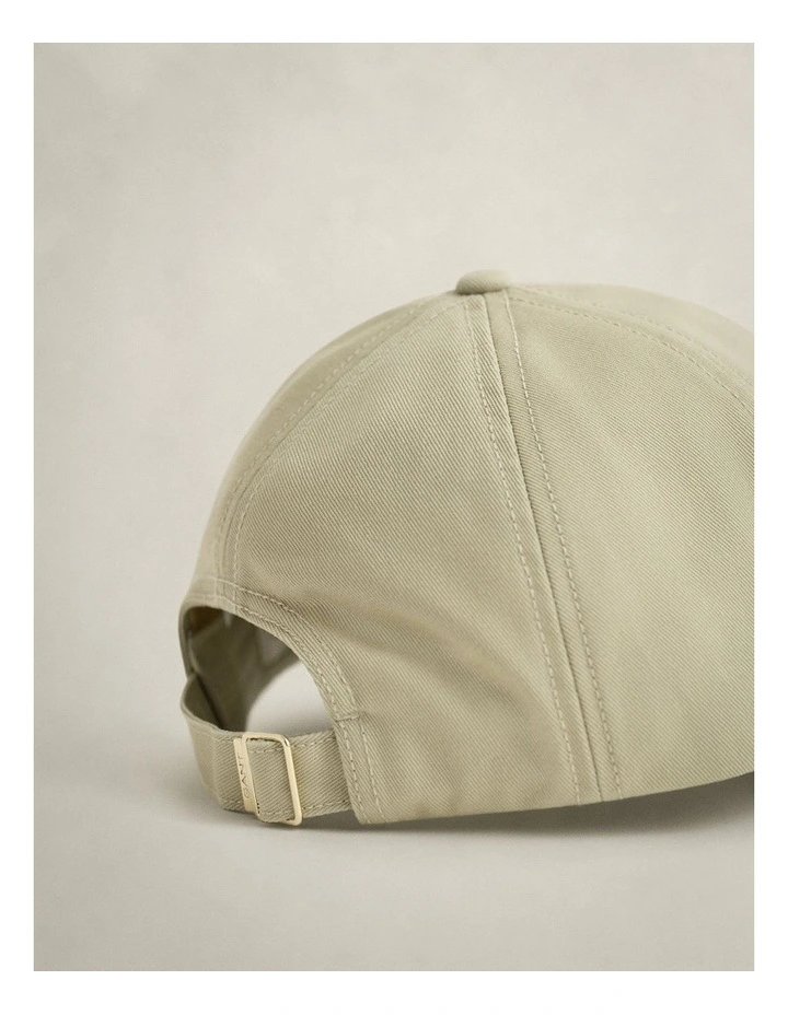Shield Cotton Twill Cap in Country Beige image 3