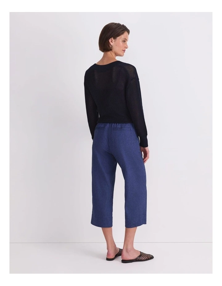 Rosa Crop Linen Pant image 2