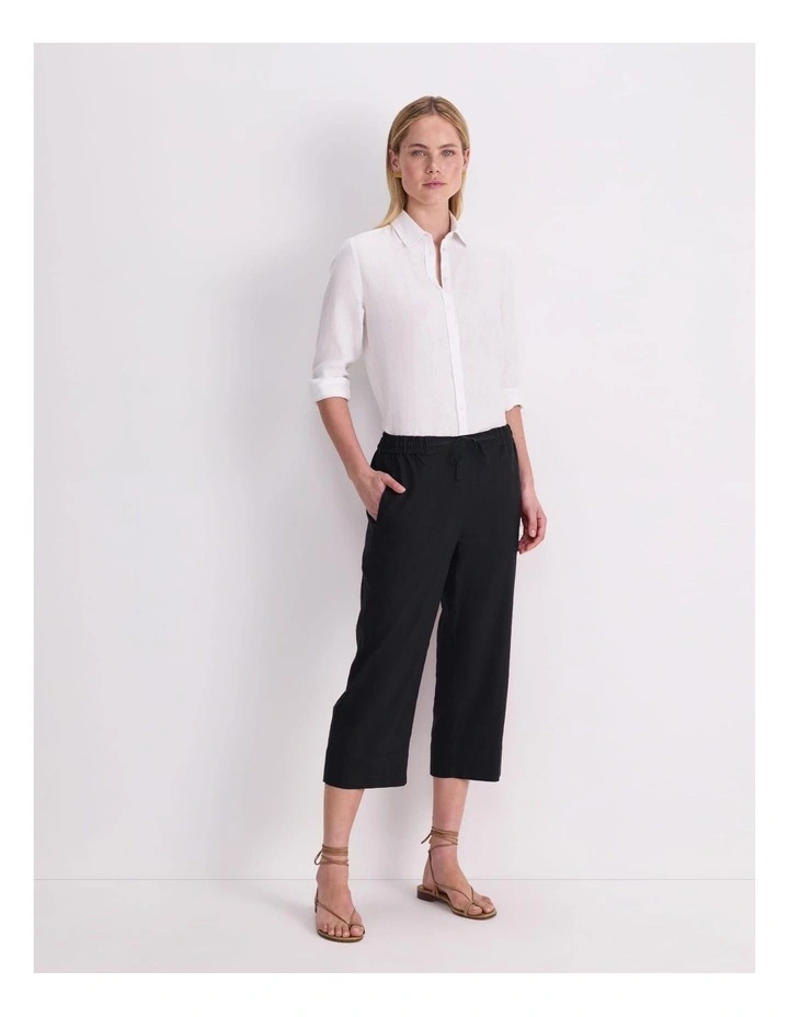 Rosa Crop Linen Pant image 3