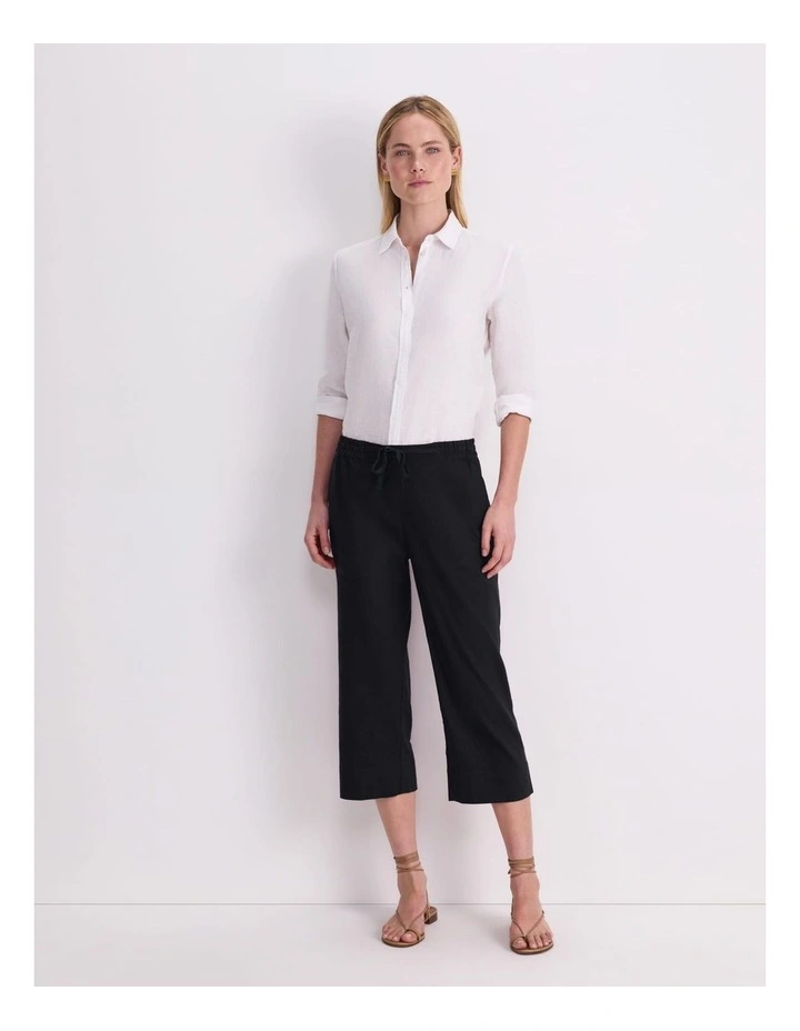 Rosa Crop Linen Pant image 4