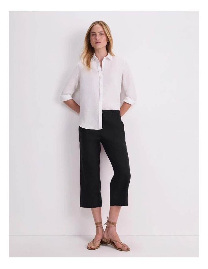 Rosa Crop Linen Pant image 5