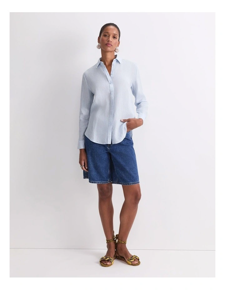 Dahlia Long Sleeve Linen Shirt image 3