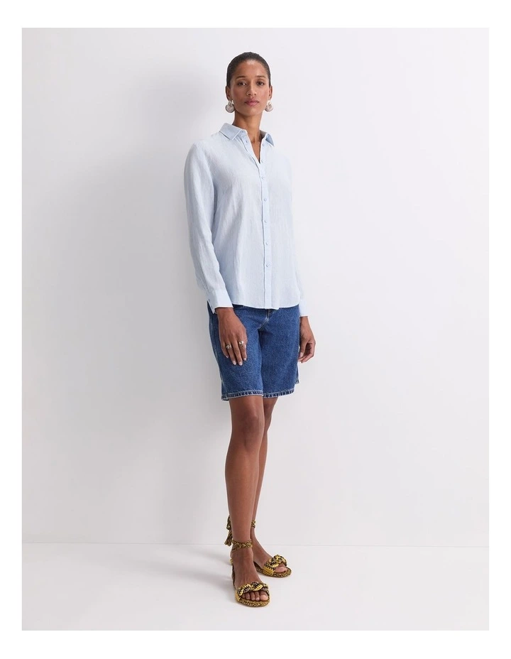 Dahlia Long Sleeve Linen Shirt image 4