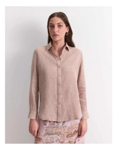 Dahlia Long Sleeve Linen Shirt