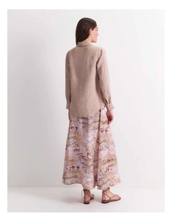 Dahlia Long Sleeve Linen Shirt image 2