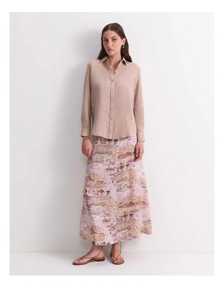 Dahlia Long Sleeve Linen Shirt image 4