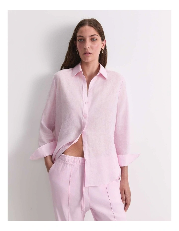 Dahlia Long Sleeve Linen Shirt image 1