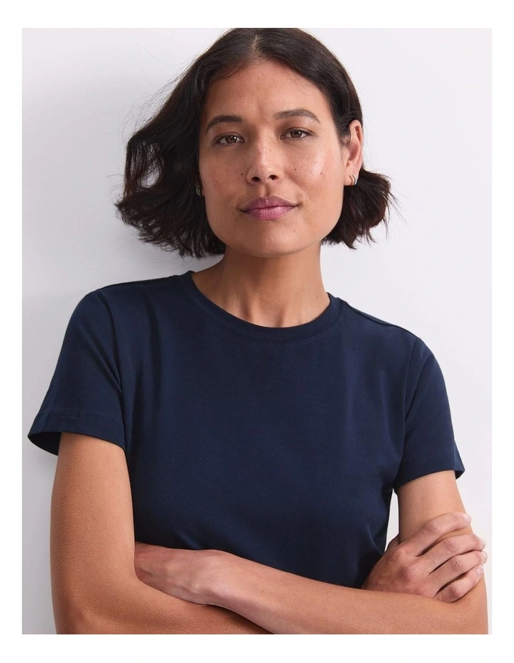 Perfect Tee in Blue image 6