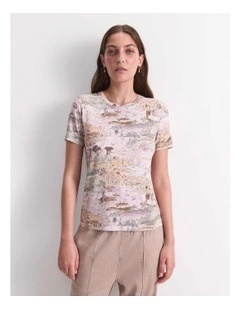 Story Map Liberty Tee in Pink