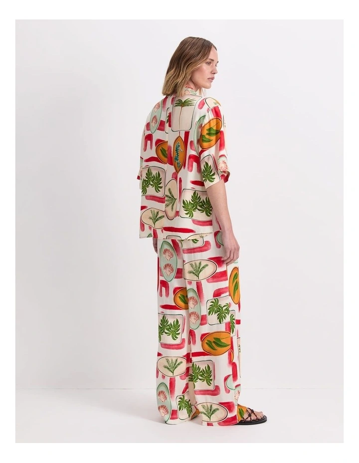 Bliss Short Sleeve Shirt in Multi image 2