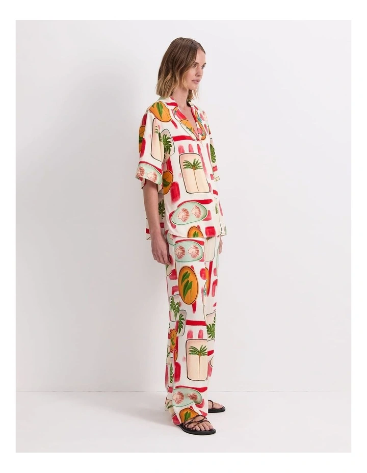 Bliss Short Sleeve Shirt in Multi image 3