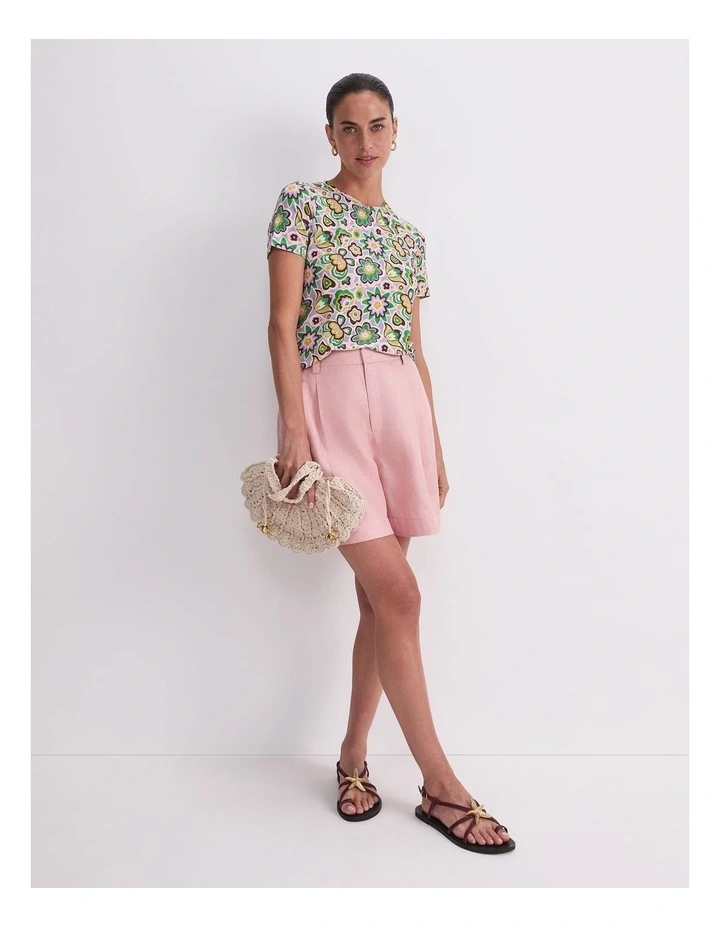 Peace Love Liberty Tee in Multi image 5