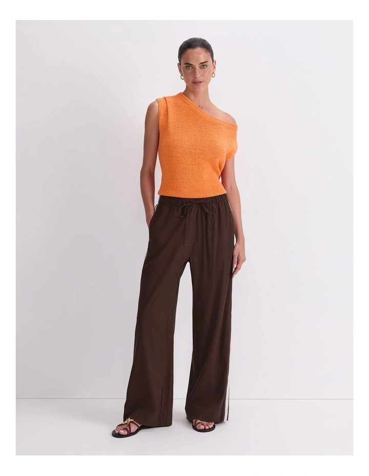 Rosa Trim Pants in Brown image 4