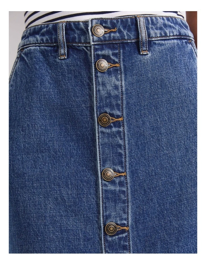 Allegra Denim Midi Skirt image 6