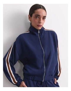 Kayla Track Jacket in Blue