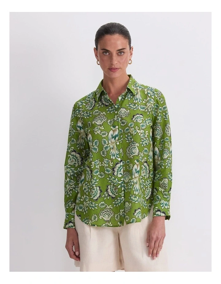 Aya Cotton Silk Shirt image 1