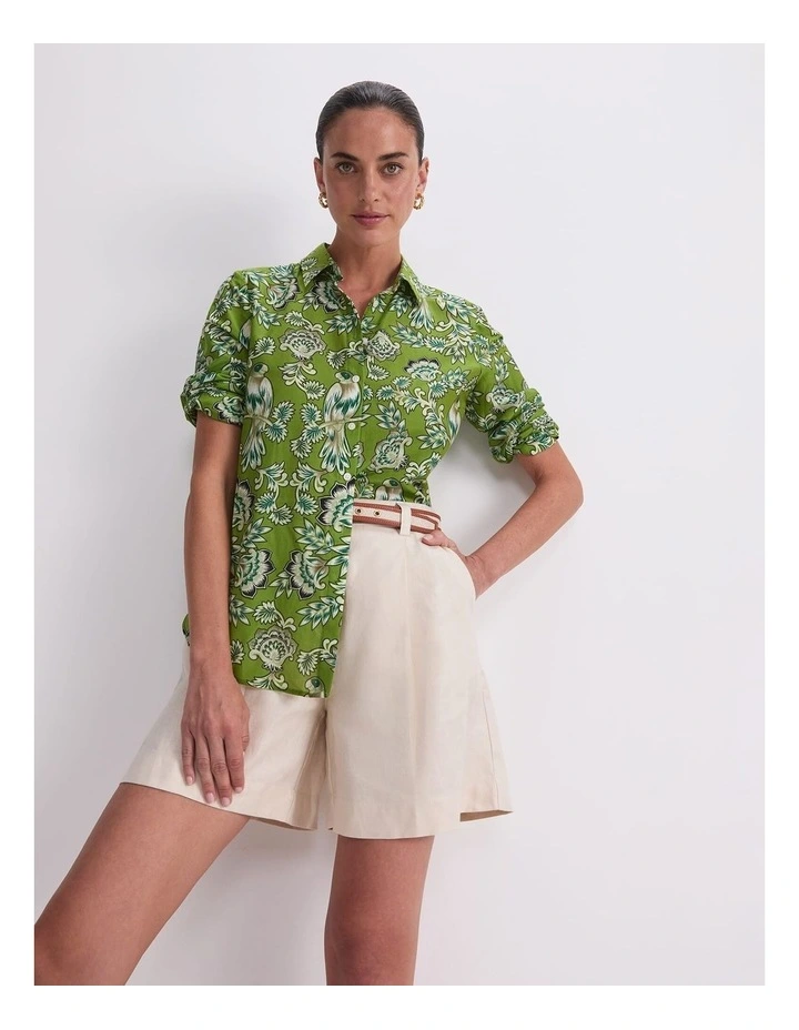 Aya Cotton Silk Shirt image 5