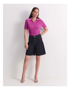 Allegra Denim Short in Indigo