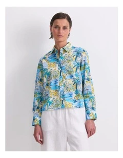 Cape Vista Liberty Shirt in Blue Multi