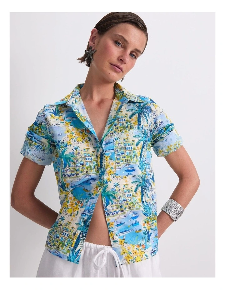 Cape Vista Liberty Shirt in Blue Multi image 5