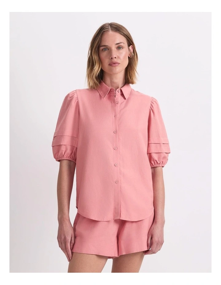 Lola Blouse in Dark Pink image 1