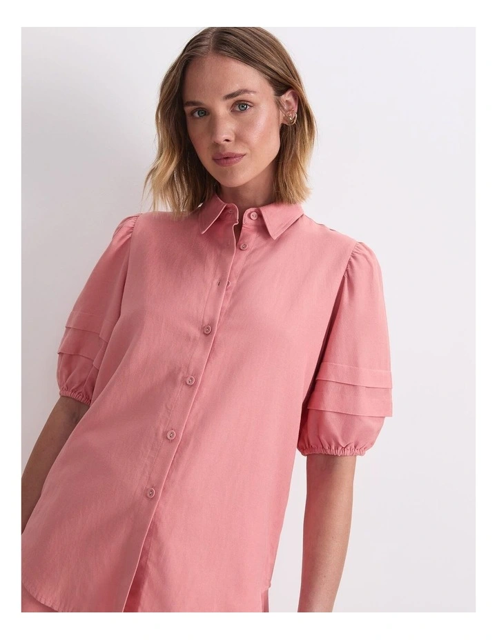 Lola Blouse in Dark Pink image 5
