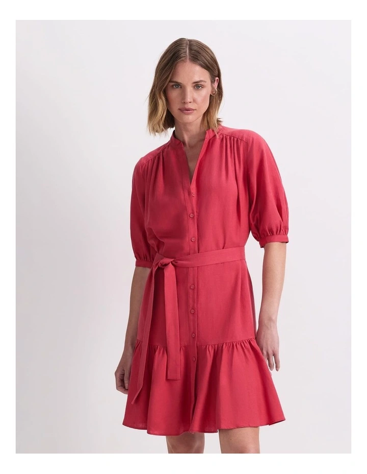 Kiana Mini Dress in Red image 1