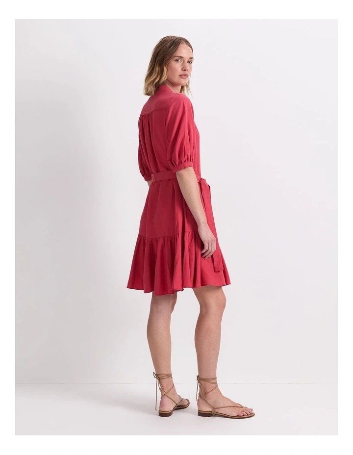 Kiana Mini Dress in Red image 2