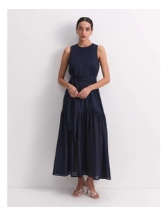 Vivian Maxi Dress in Blue