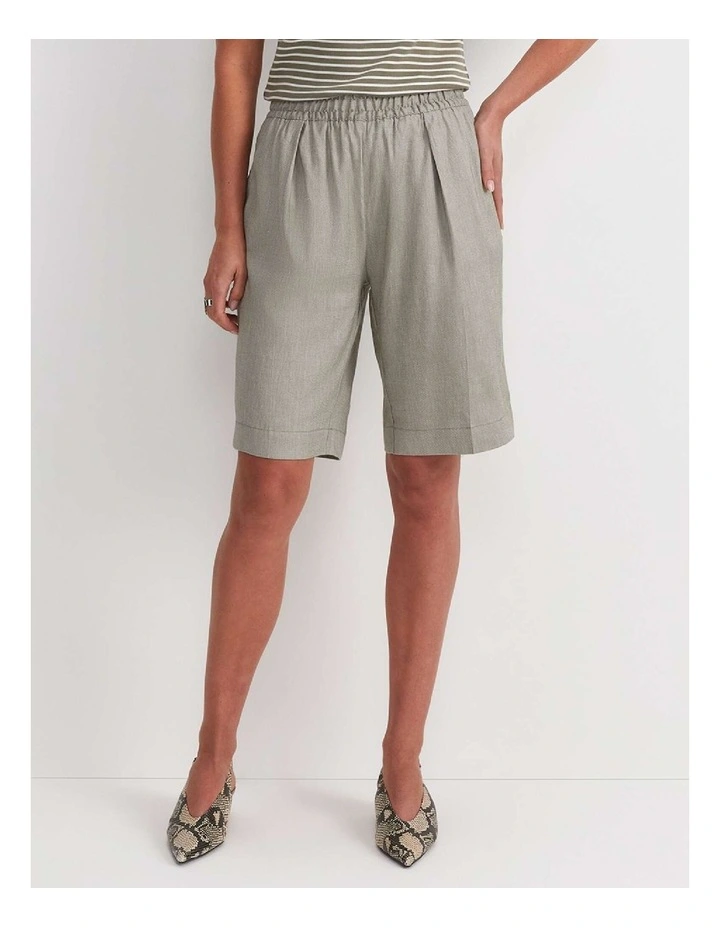 Rosa Elasticated Short in Green image 1