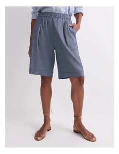 Rosa Elasticated Short in Blue