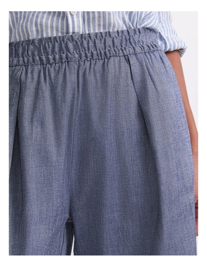 Rosa Elasticated Short in Blue image 6
