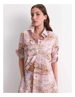 Story Map Liberty Shirt in Pink