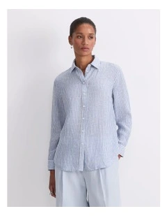 Dahlia Stripe Linen Shirt