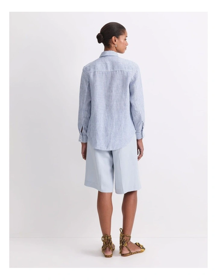 Dahlia Stripe Linen Shirt image 2