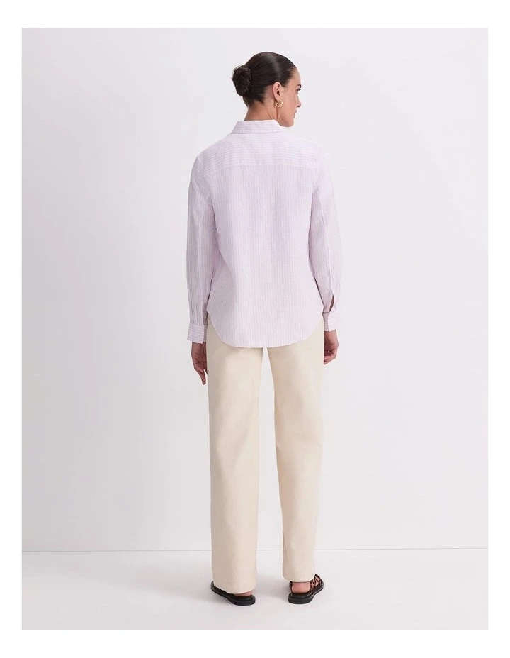Dahlia Stripe Linen Shirt image 2