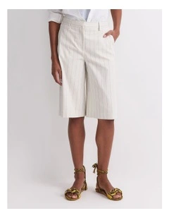 Priya Pinstripe Short