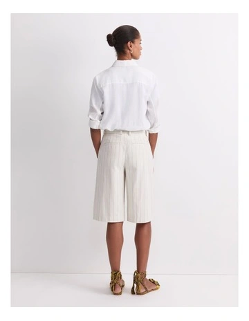 Priya Pinstripe Short