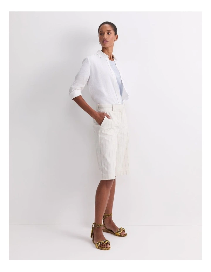 Priya Pinstripe Short image 4