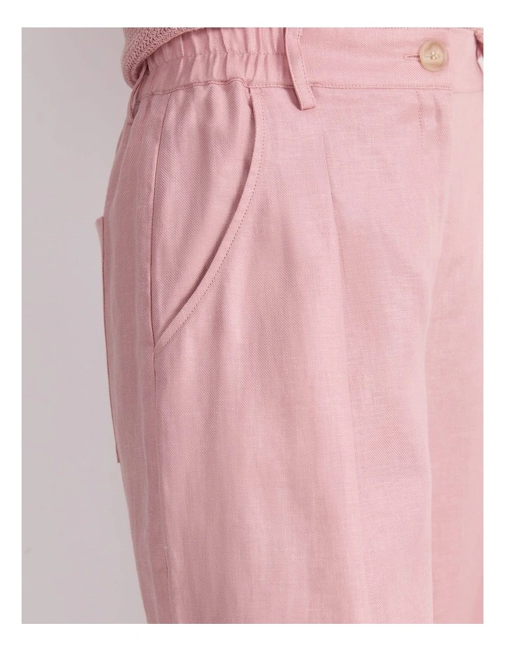 Jamie Barrel Linen Pant image 4