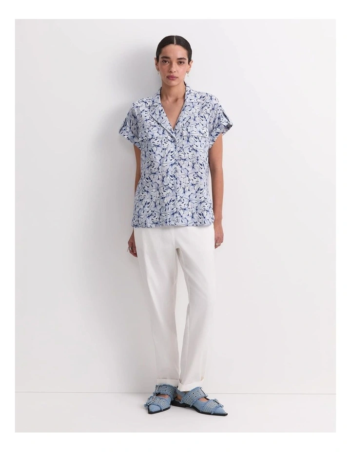 Audreen Short Sleeve Shirt in Multi image 4