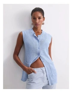 Josie Tape Yarn Vest