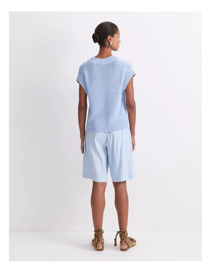 Josie Tape Yarn V-Neck Tank image 2