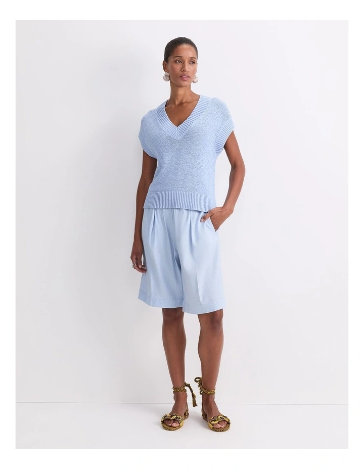 Josie Tape Yarn V-Neck Tank image 3