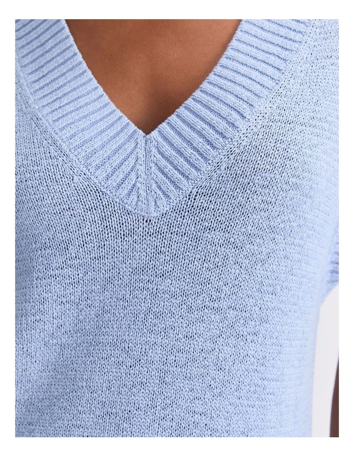 Josie Tape Yarn V-Neck Tank image 6