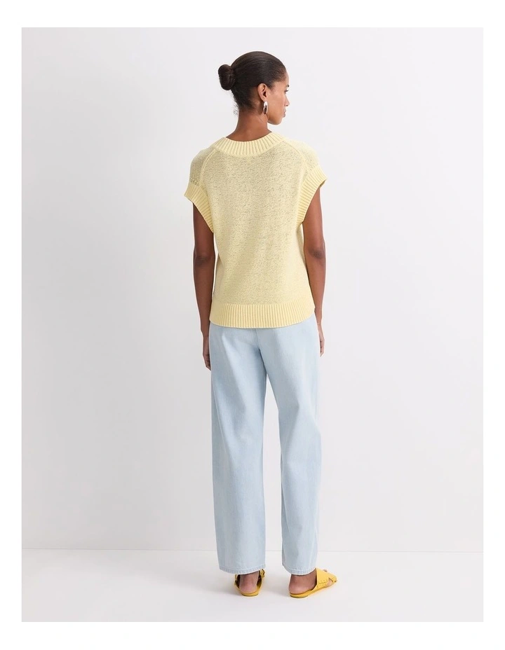 Josie Tape Yarn V-Neck Tank image 2