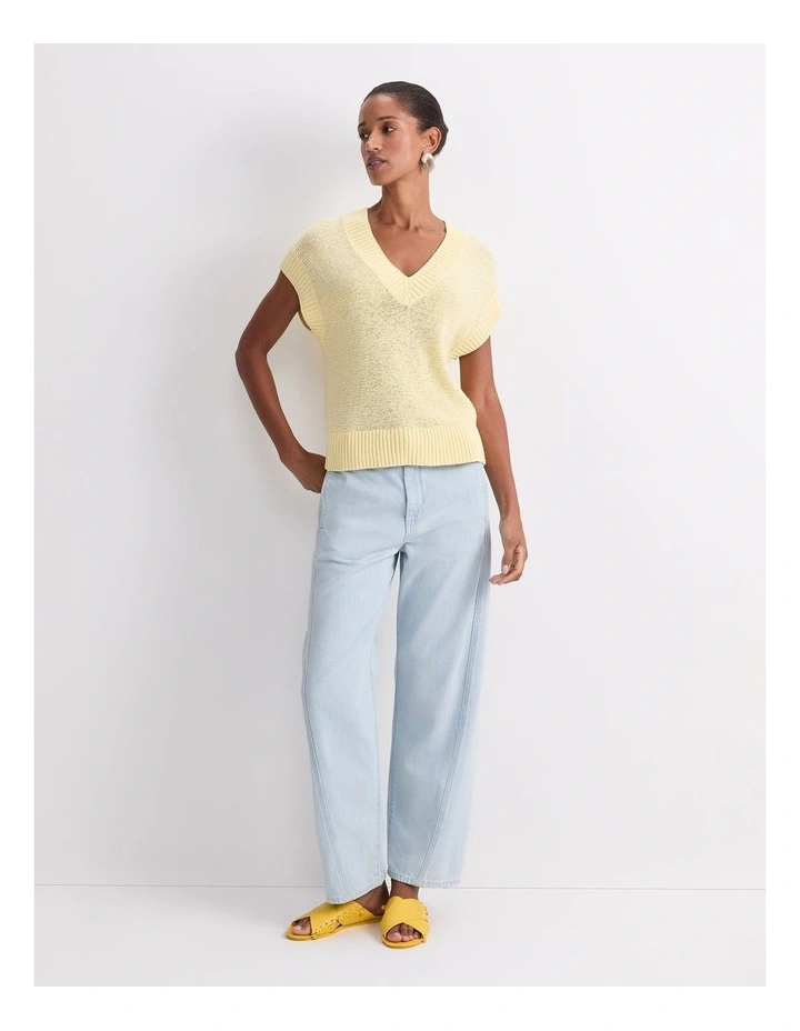 Josie Tape Yarn V-Neck Tank image 3