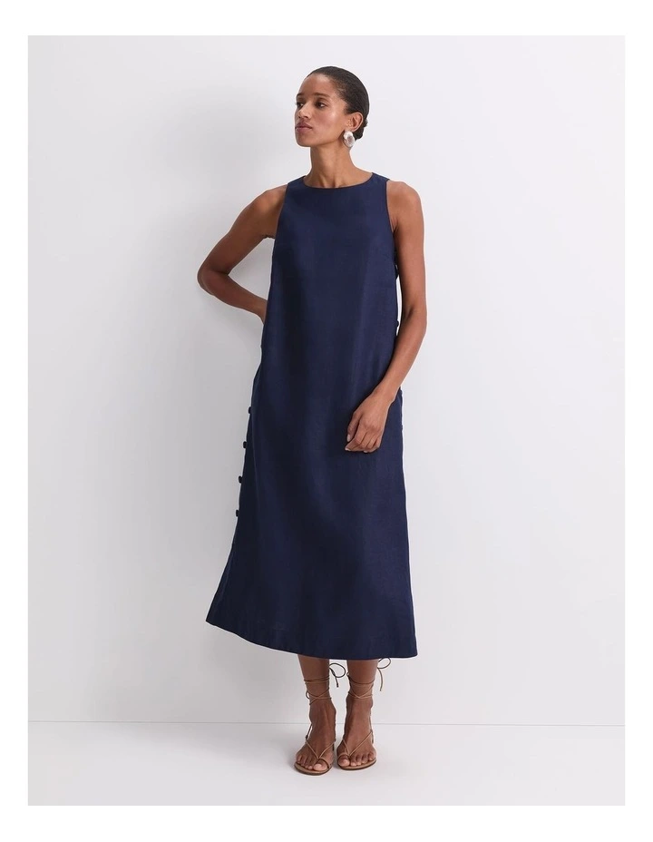 Kamilla Linen Tunic Dress image 1
