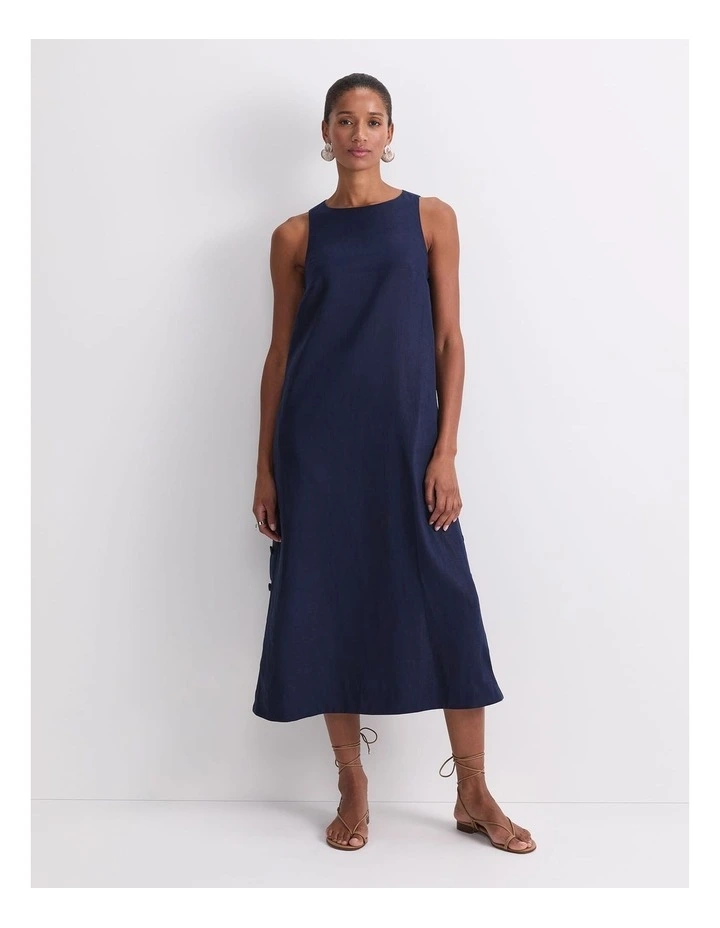 Kamilla Linen Tunic Dress image 3